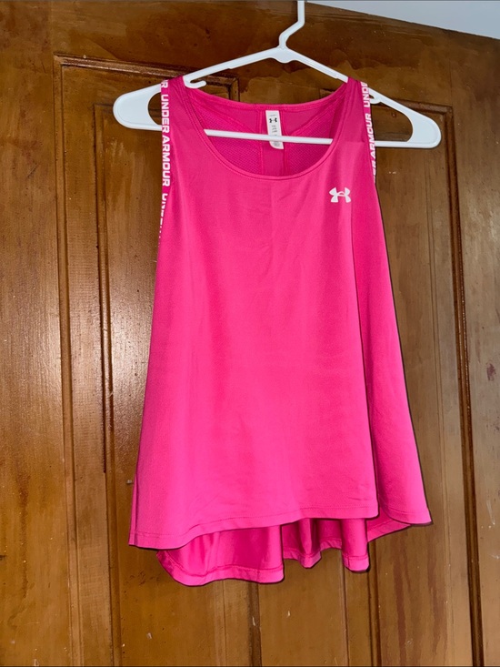 Under Armour Other - Under Armour Bright Pink Girls Athletic Tank Top